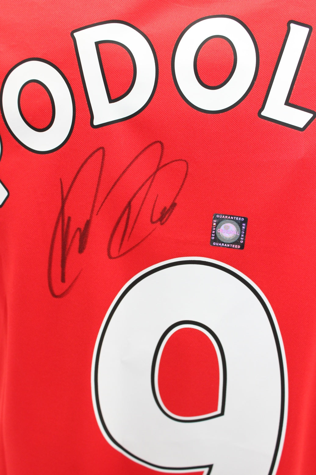 FC Arsenal 2014/2015 Trikot Lukas Podolski signiert Puma COA Autogramm Damengröße L