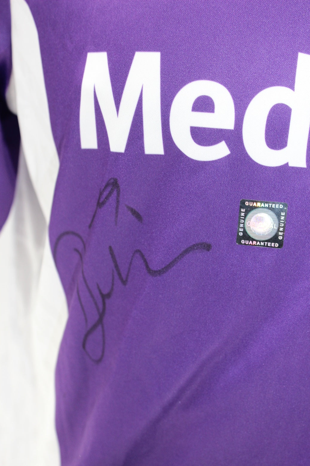 ACF Fiorentina Trikot Edin Dzeko signiert Autogramme Kappa COA M