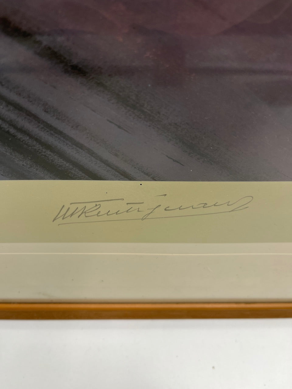 Nicholas Watts - "Against the Odds" art print signed Trintignant