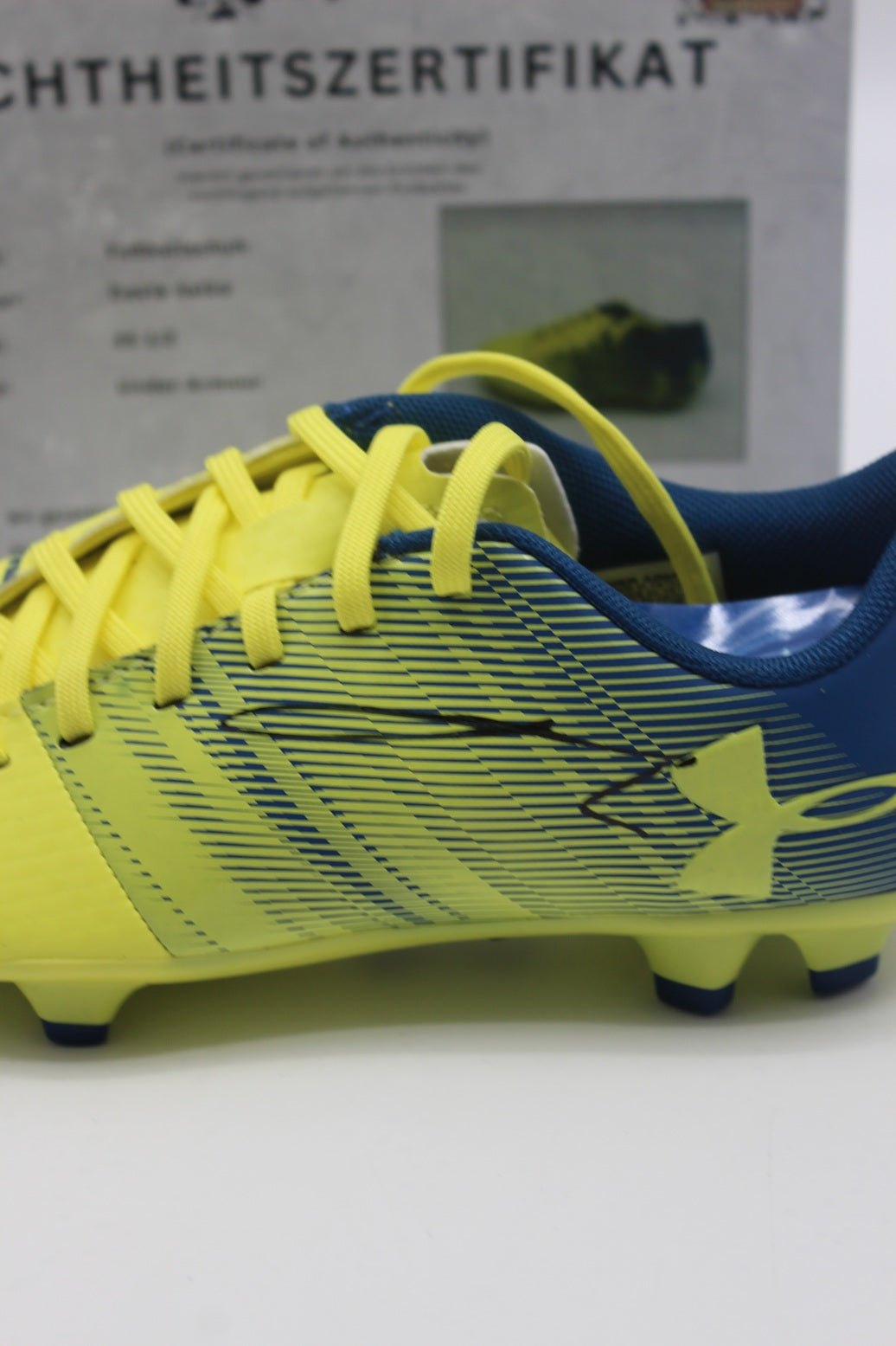 Fußballschuh Davie Selke signiert Autogramm Istanbul Basaksehir Under Armour 35 1/2