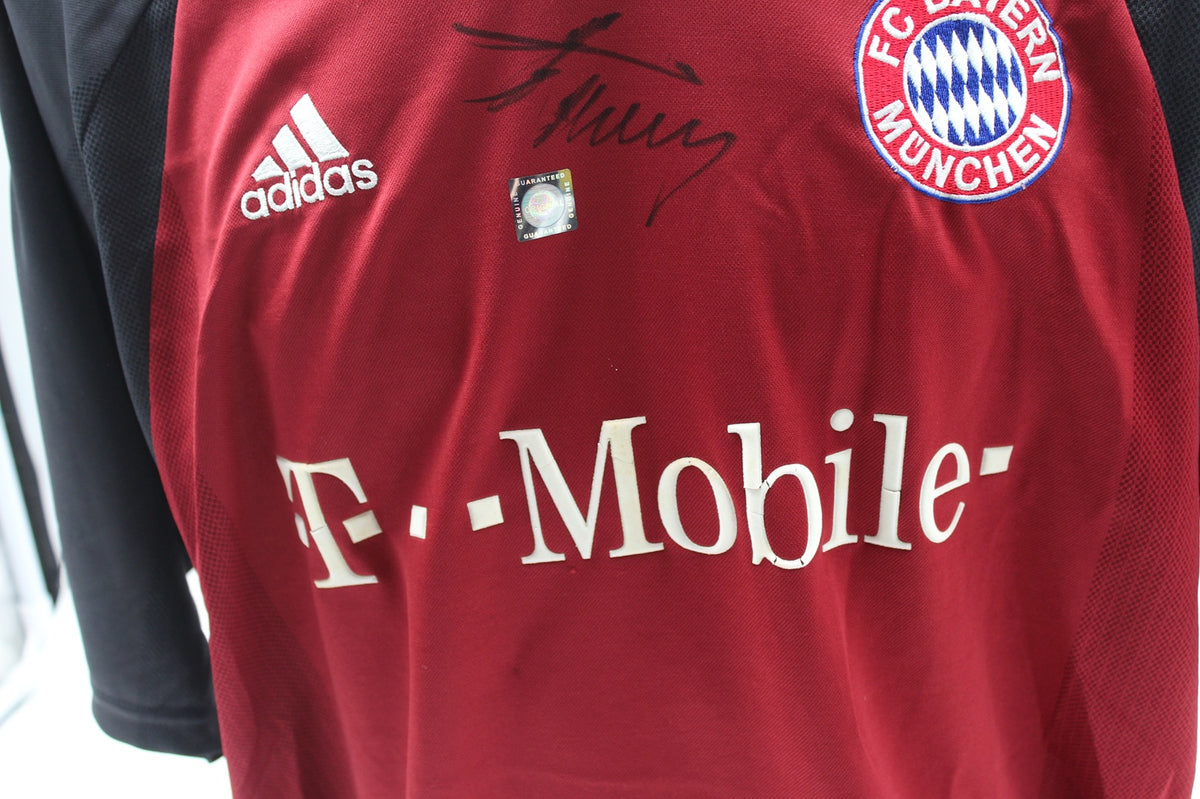 Bayern München 2002/2003 Trikot Samuel Kuffour signiert Autogramm Adidas COA XL