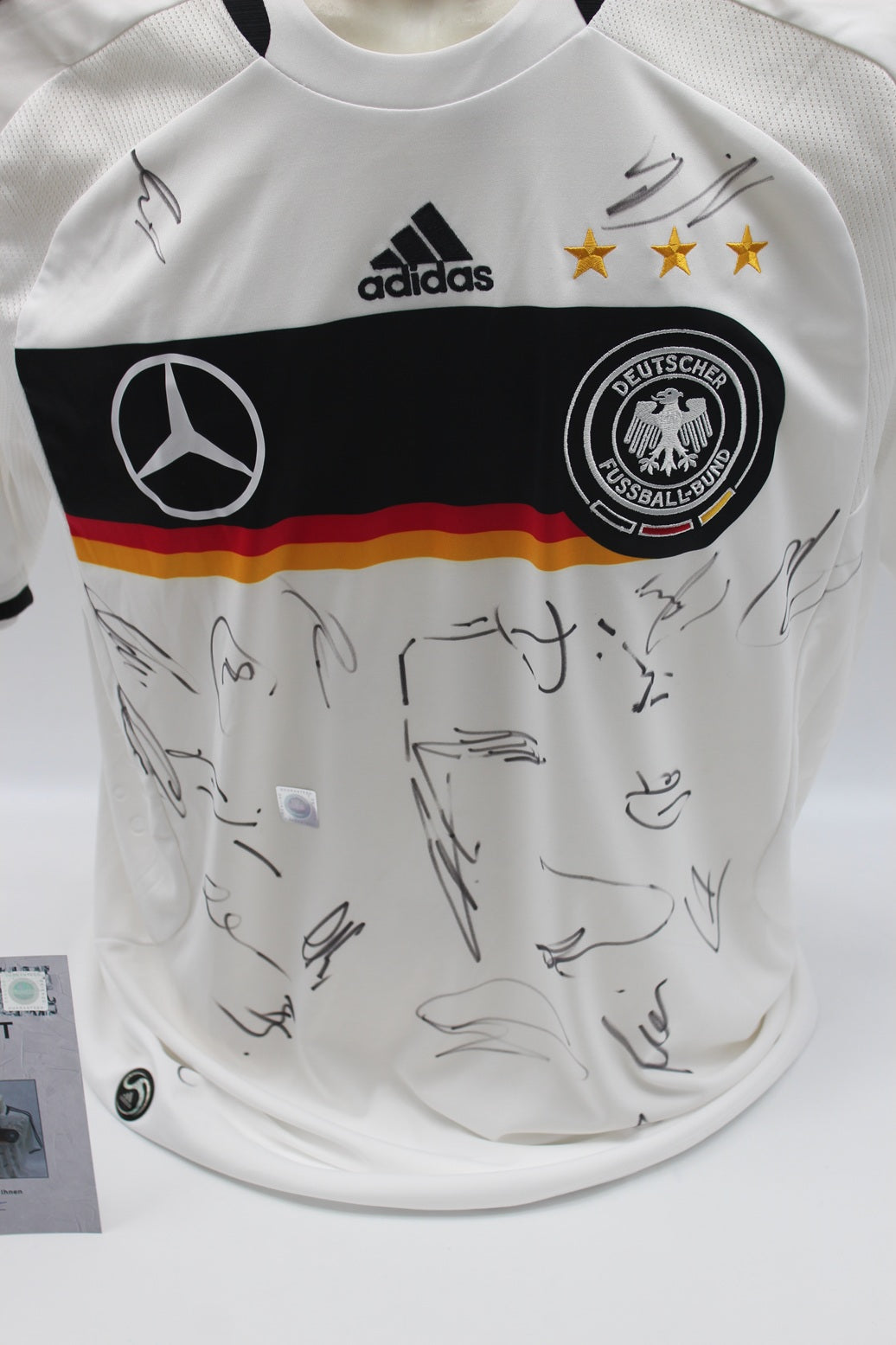 Deutschland Trikot EM 2008 Teamsigniert DFB Adidas L