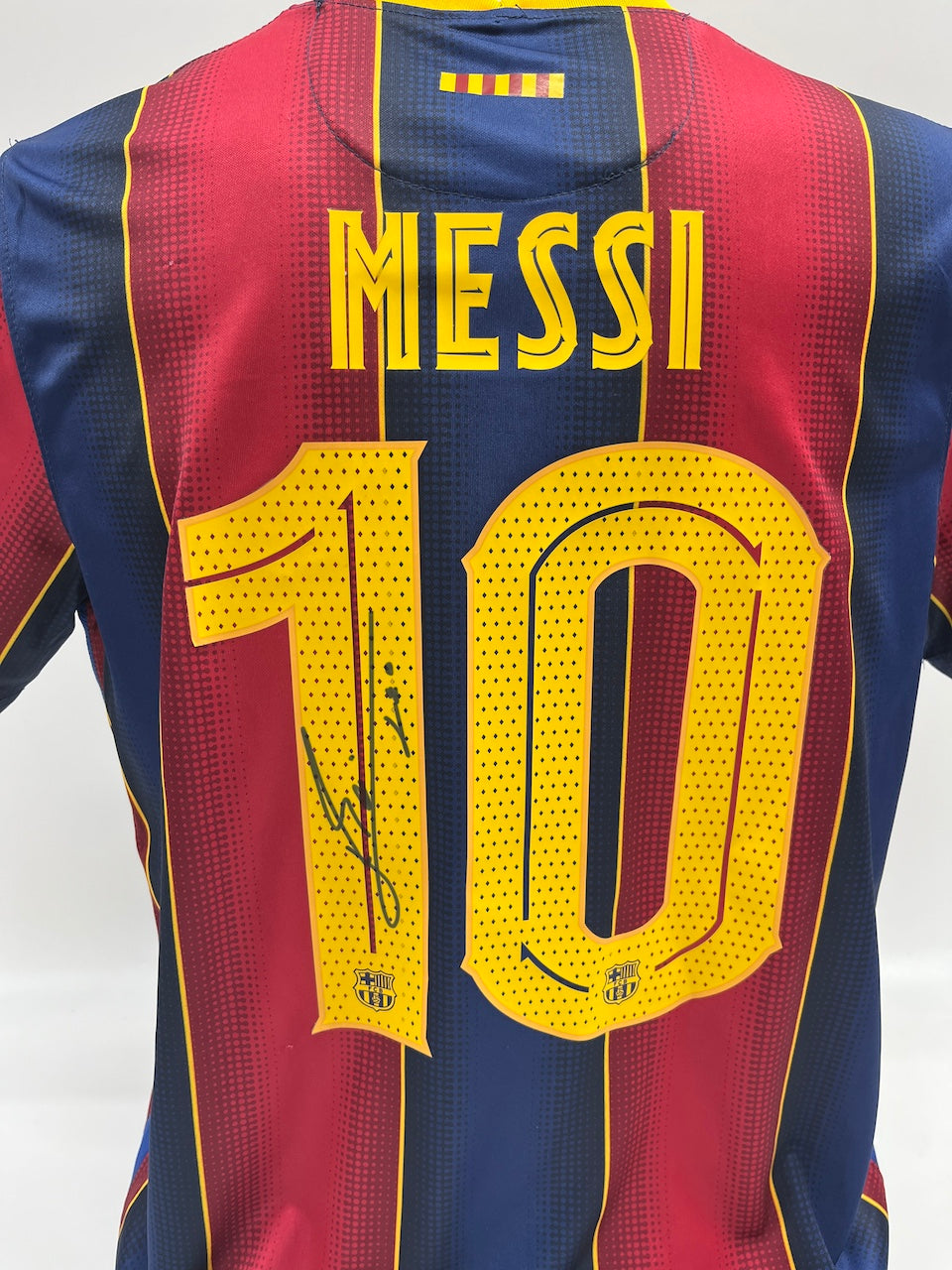 FC Barcelona Trikot Lionel Messi signiert Autogramm Nike COA neu L