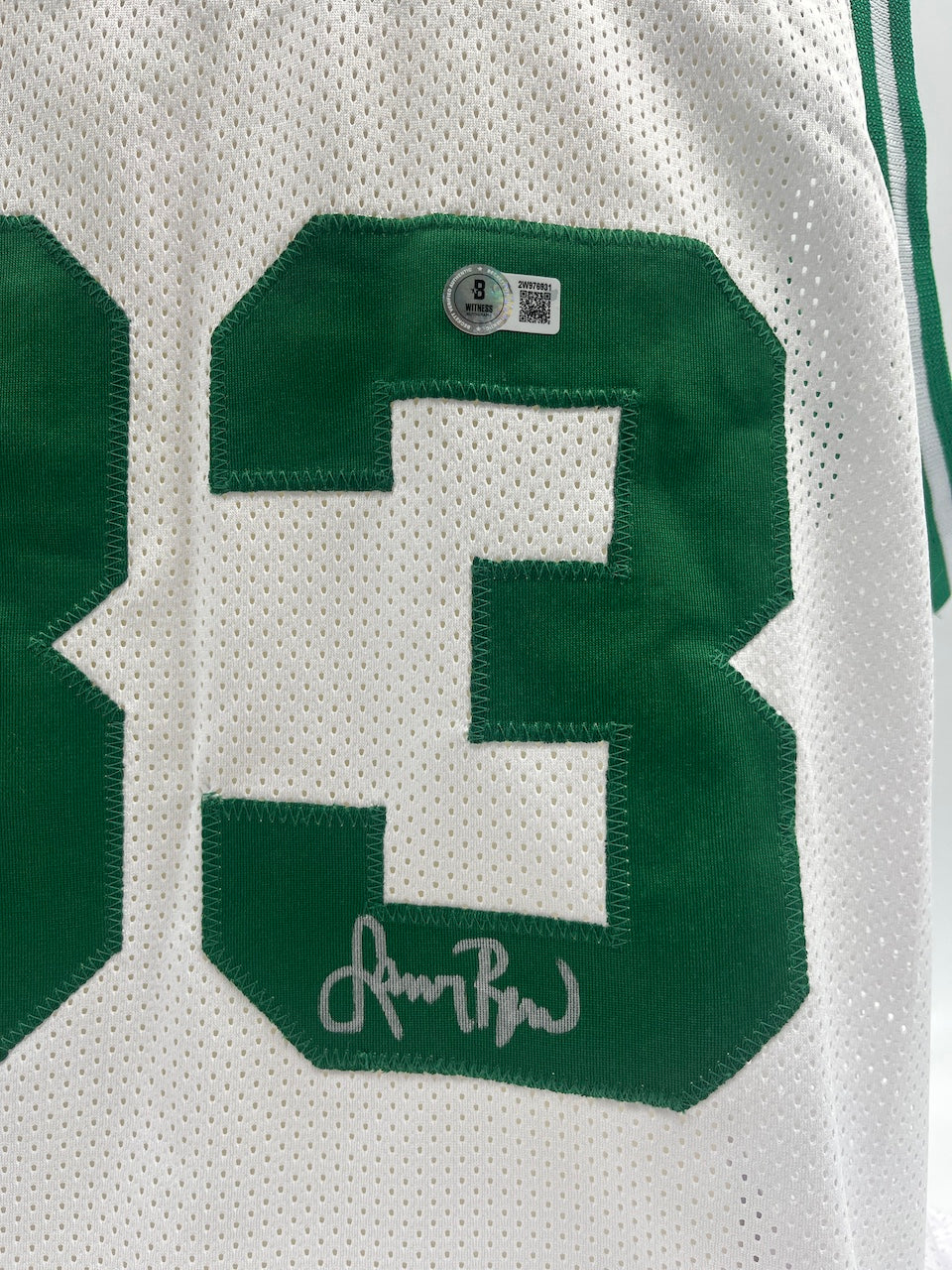 Boston Celtics Jersey Larry Bird signiert NBA Basketball COA XL