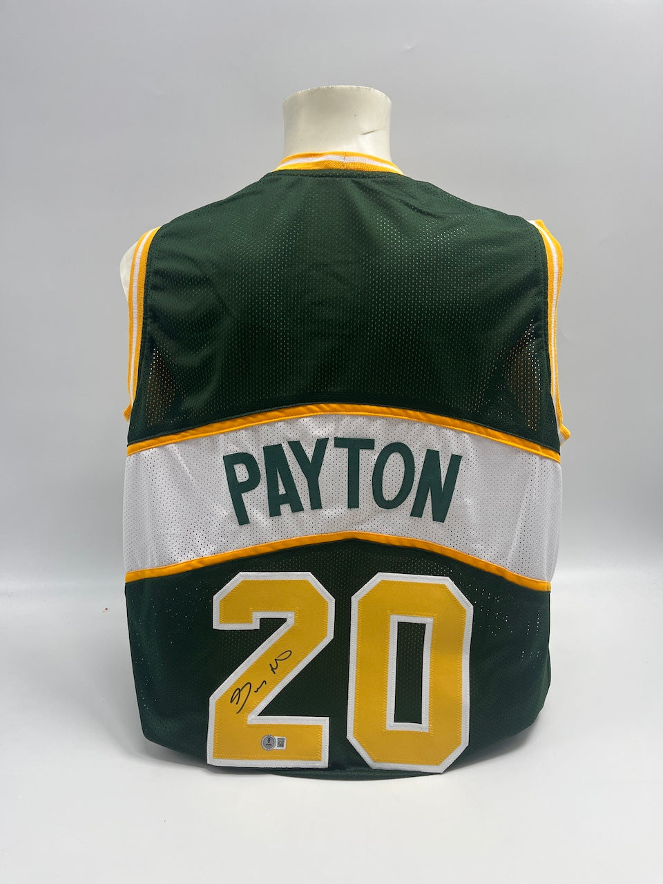Seattle SuperSonics Jersey Gary Payton signiert NBA Basketball COA XL