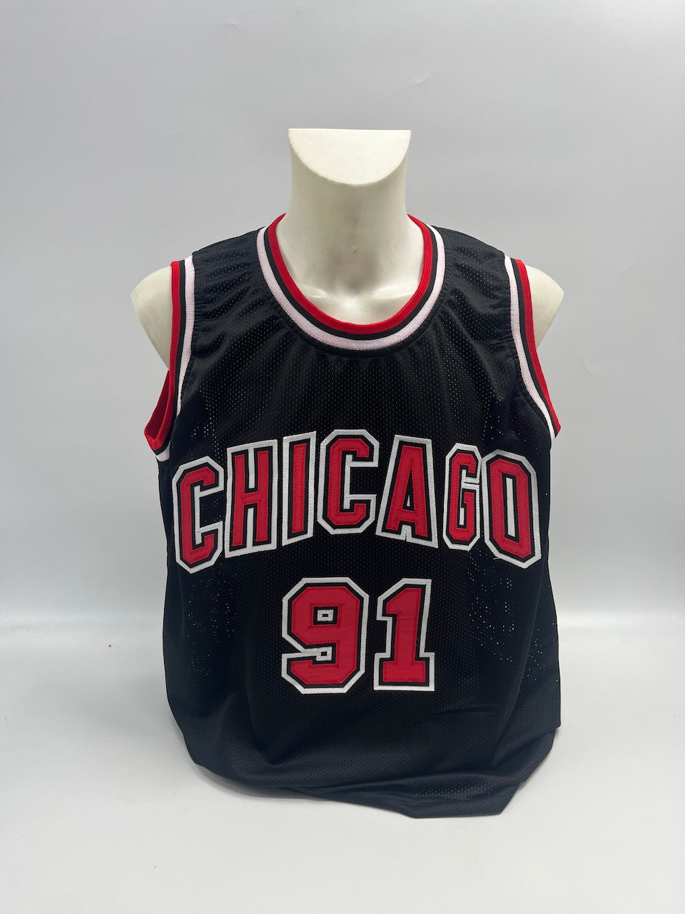 Chicago Bulls Jersey Dennis Rodman signiert NBA Basketball neu COA XL