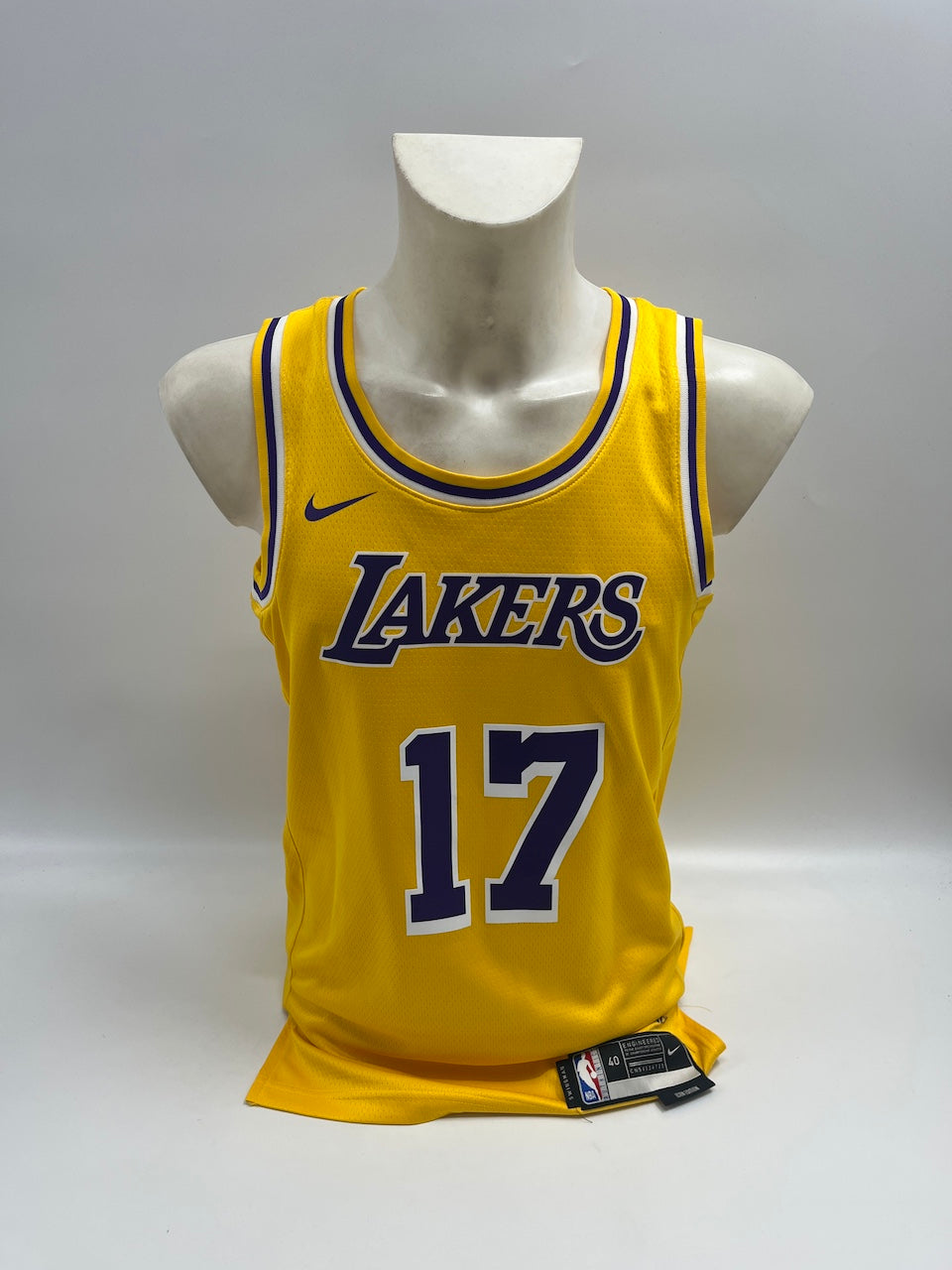 Los Angeles Lakers Jersey Dennis Schröder signiert NBA Basketball COA S