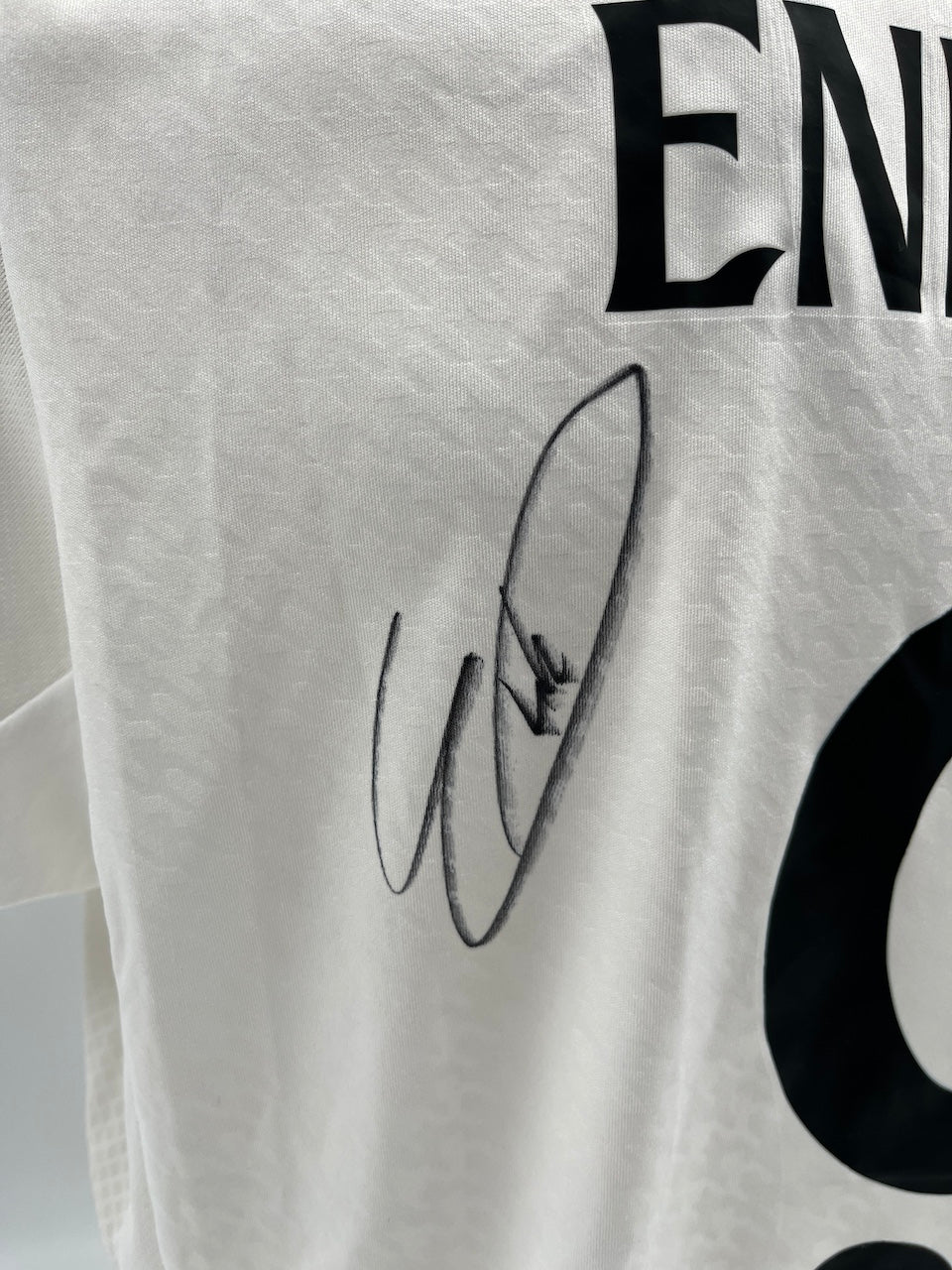 Real Madrid Trikot Endrick signiert Autogramm Adidas COA L