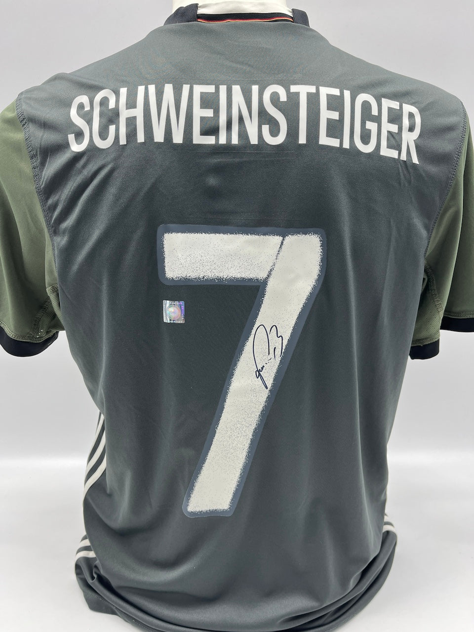 DFB Trikot Bastian Schweinsteiger signiert Autogramm Adidas COA M