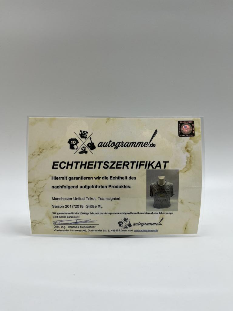 Manchester United Trikot 2017/2018 team signed football adidas XL