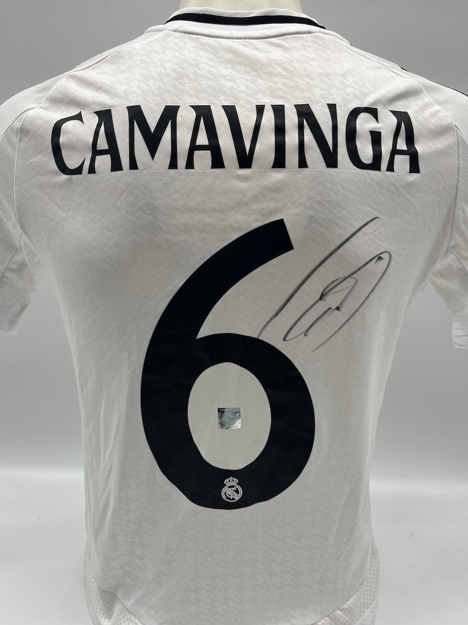 Real Madrid Trikot Eduardo Camavinga signiert Adidas COA LaLiga Autogramm 164