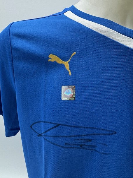 Italy women's jersey Vincenzo Grifo signed COA autograph Puma XL