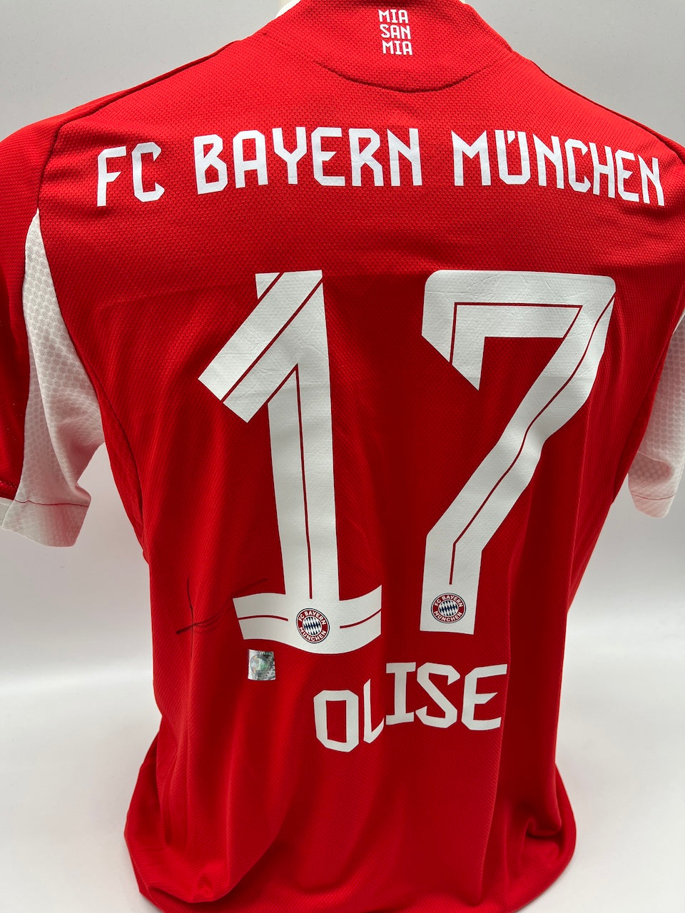 Bayern München Authentic-Trikot Michael Olise signiert Autogramm Adidas COA M