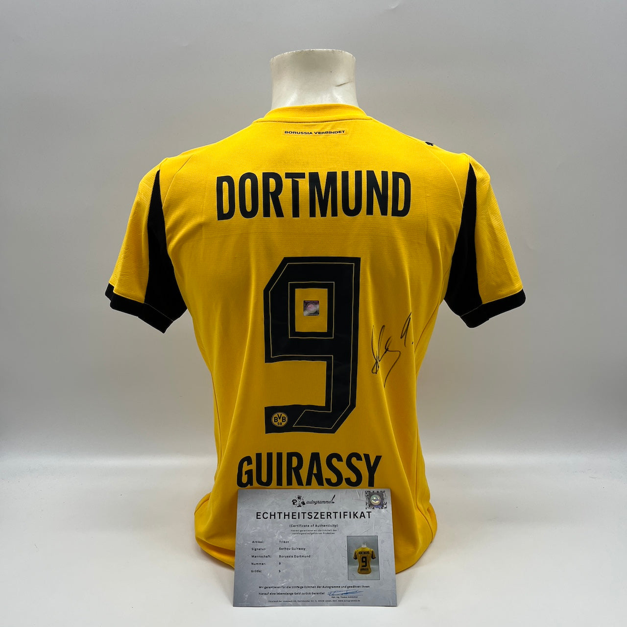 Borussia Dortmund Trikot Serhou Guirassy signiert BVB Puma S