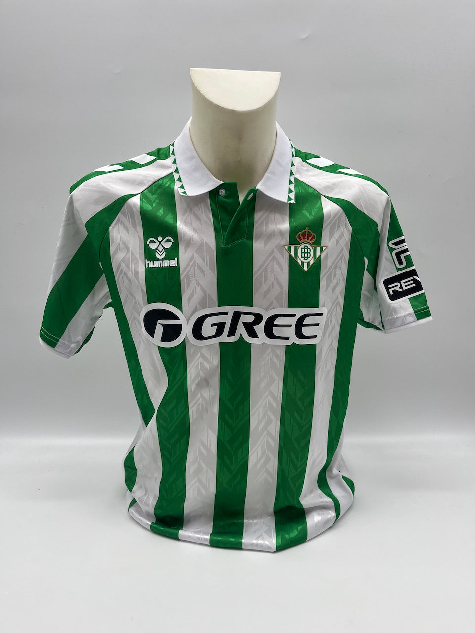 Matchworn Betis Sevilla jersey worn & signed by Abde Ezzalzouli 25.01.2025