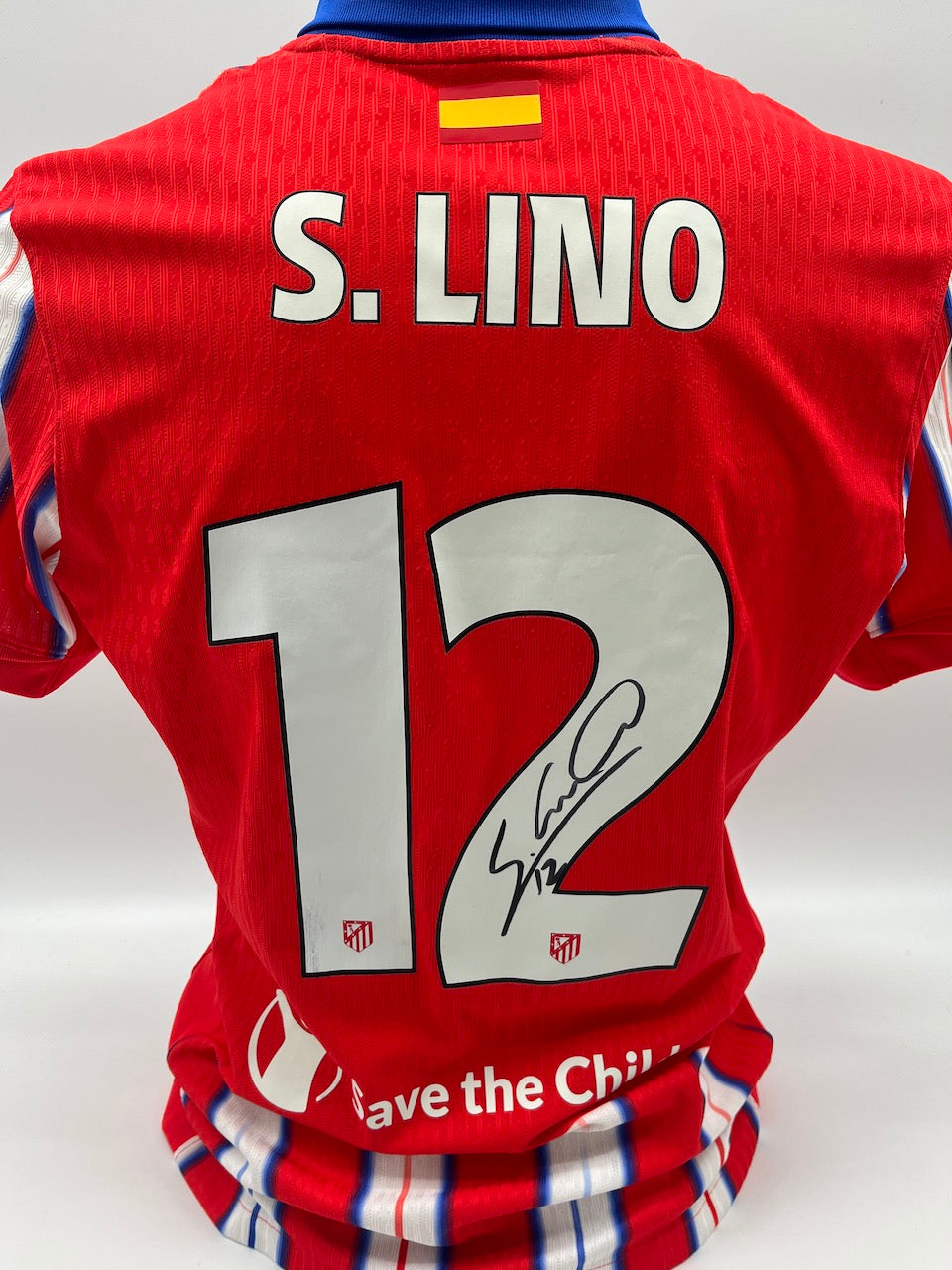 Matchworn Atletico Madrid Worn & Signed by Samuel Lino 21.01.2025
