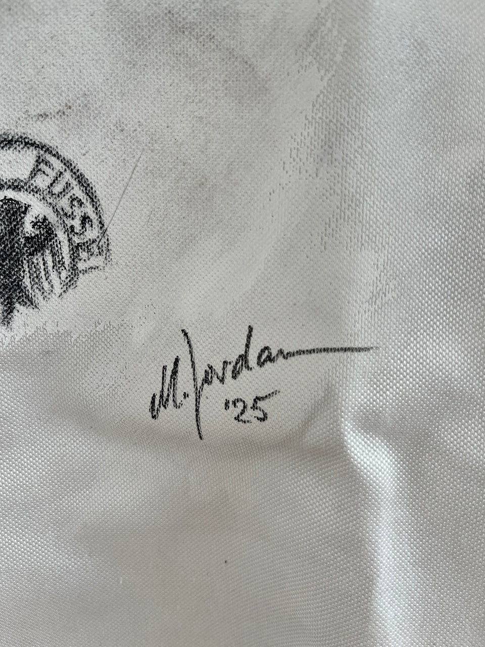 DFB Trikot Portrait Georg Schwarzenbeck handgemalt und signiert S