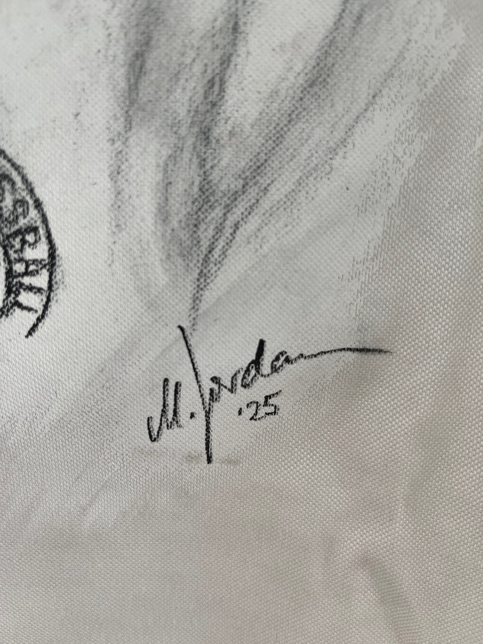 DFB Trikot Portrait Bernhard Cullmann handgemalt und signiert L