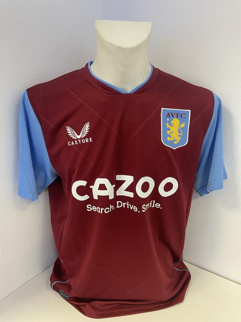 Aston Villa jersey Marvelous Nakamba signed Castore England Premier League L