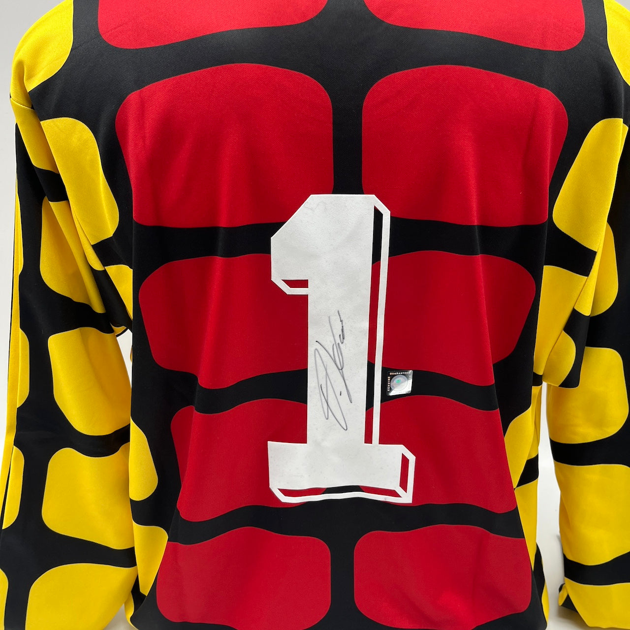 Bayern München Repro Torwart-Trikot Oliver Kahn signiert Adidas FCB COA M