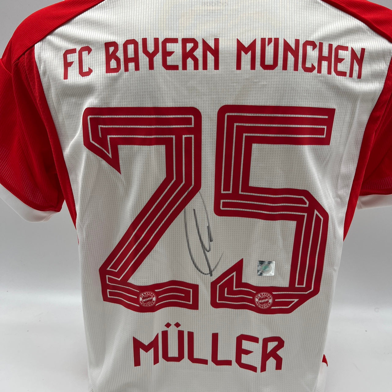 Bayern München Trikot Thomas Müller signiert Autogramme Adidas M