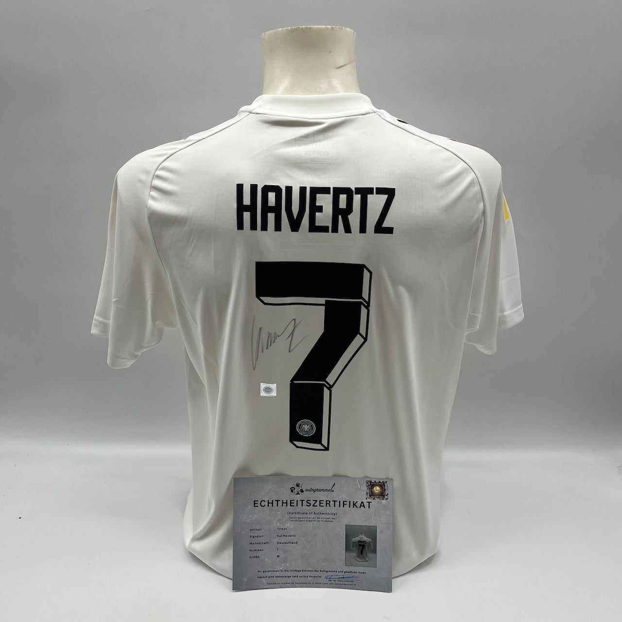 DFB Trikot Kai Havertz signiert Autogramme Adidas COA M