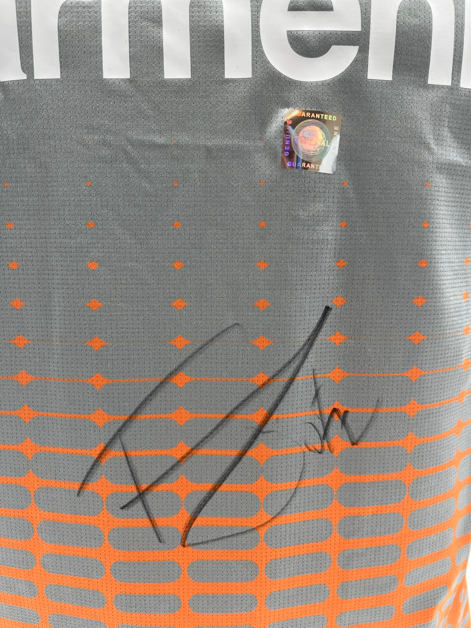 Bayer Leverkusen training shirt Florian Wirtz signed autograph Coa Castore 158