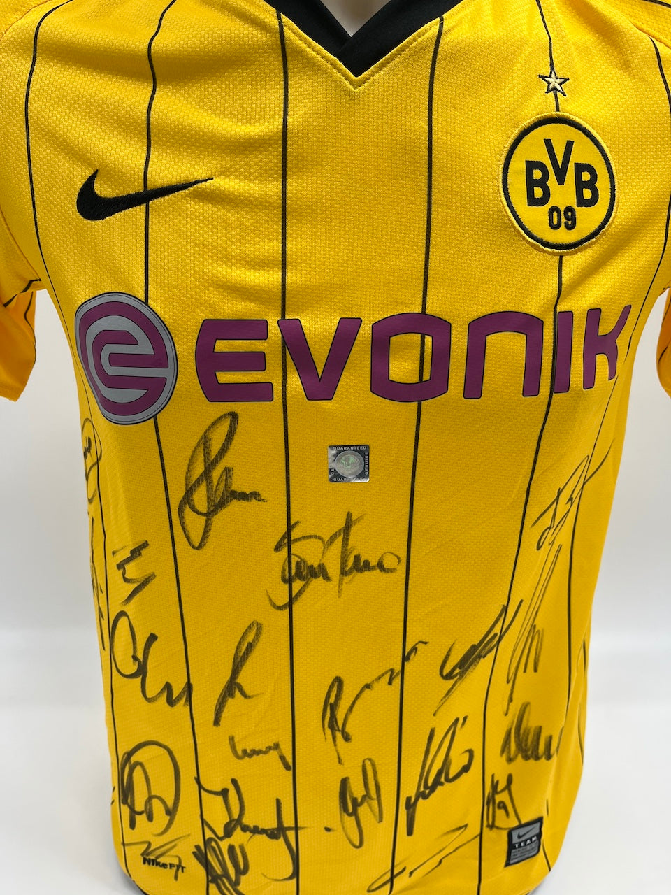 BVB Trikot 2008/2009 team signed Borussia Dortmund Autogram Coa Nike 152-158