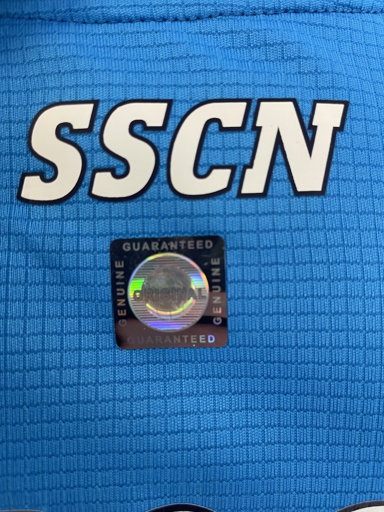 SSC Naples jersey Andrea Petagna signed Italy autograph football new m