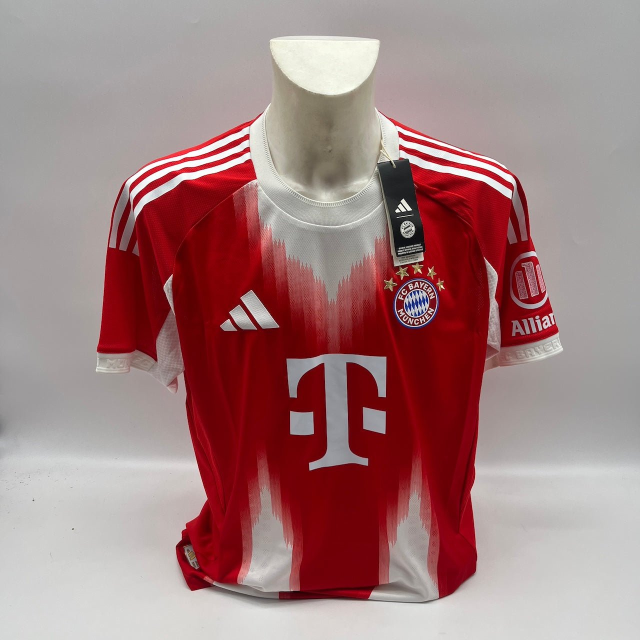 Bayern München Authentic-Trikot Jonathan Tah signiert Autogramm Adidas COA XL