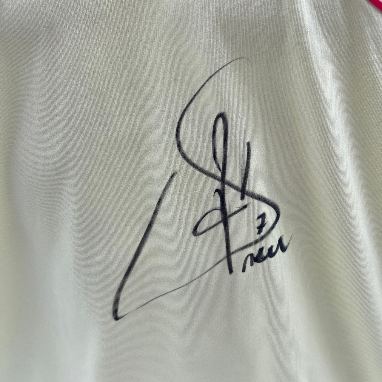 Spanien Trikot Raul signiert Adidas COA Autogramm 2XL