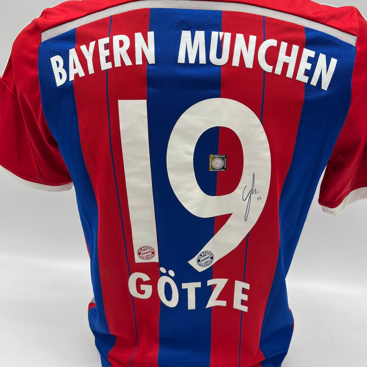 Bayern München Trikot Mario Götze signiert Autogramme Adidas S