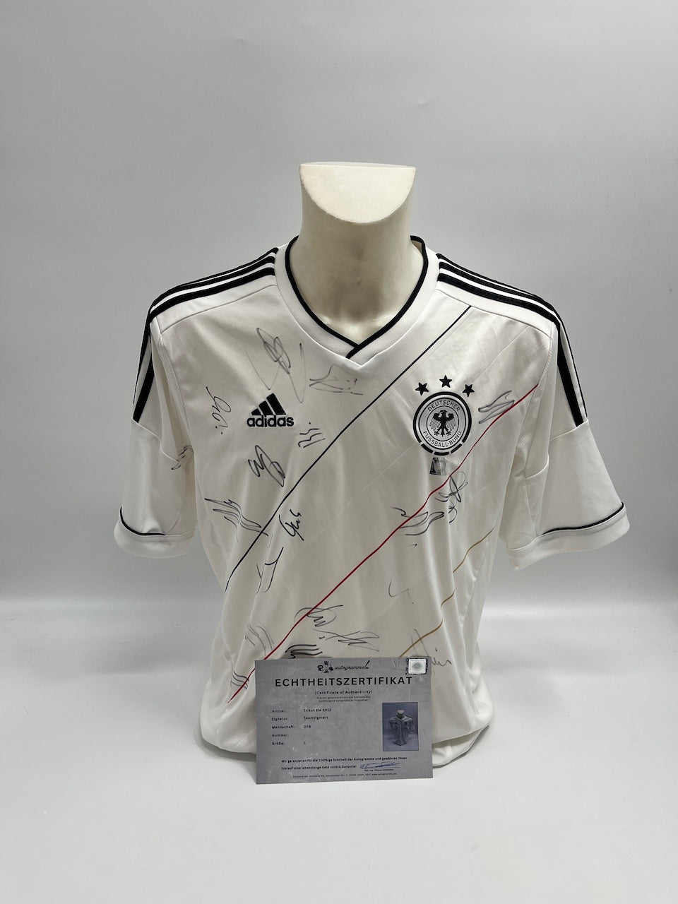 Germany jersey em 2012 team signed DFB autograph COA adidas l
