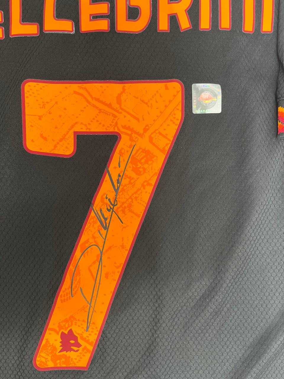 AS Rome Trikot Lorenzo Pellegrini signed Coa Adidas Football 140 as part of COA Adidas