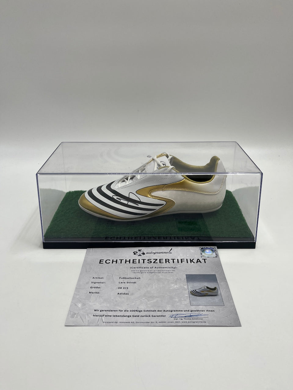 Football shoe Lars Stindl signed Football Bundesliga Adidas