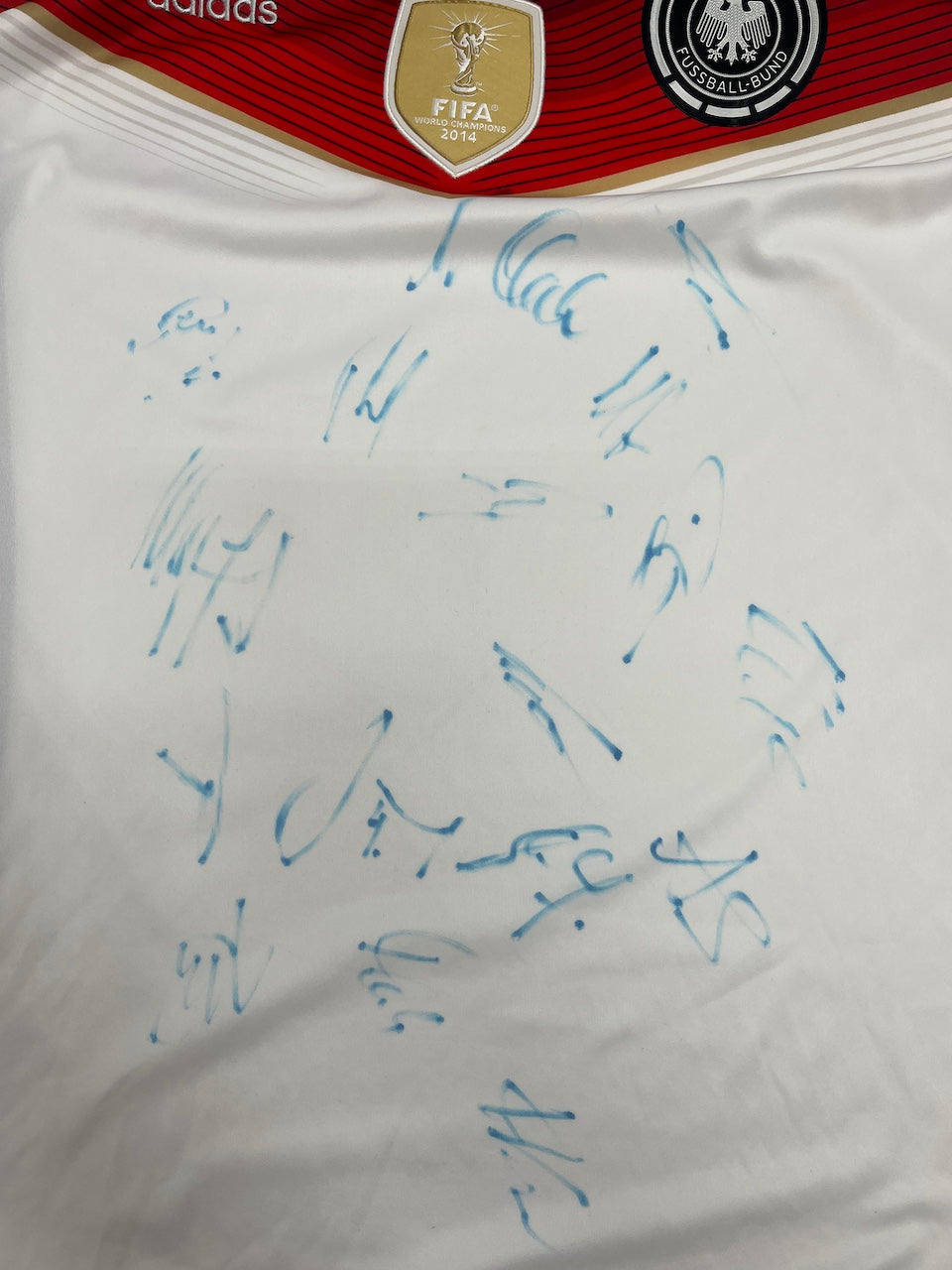 Deutschland Trikot WM 2014 Teamsigniert Autogramm DFB Weltmeister COA Adidas L