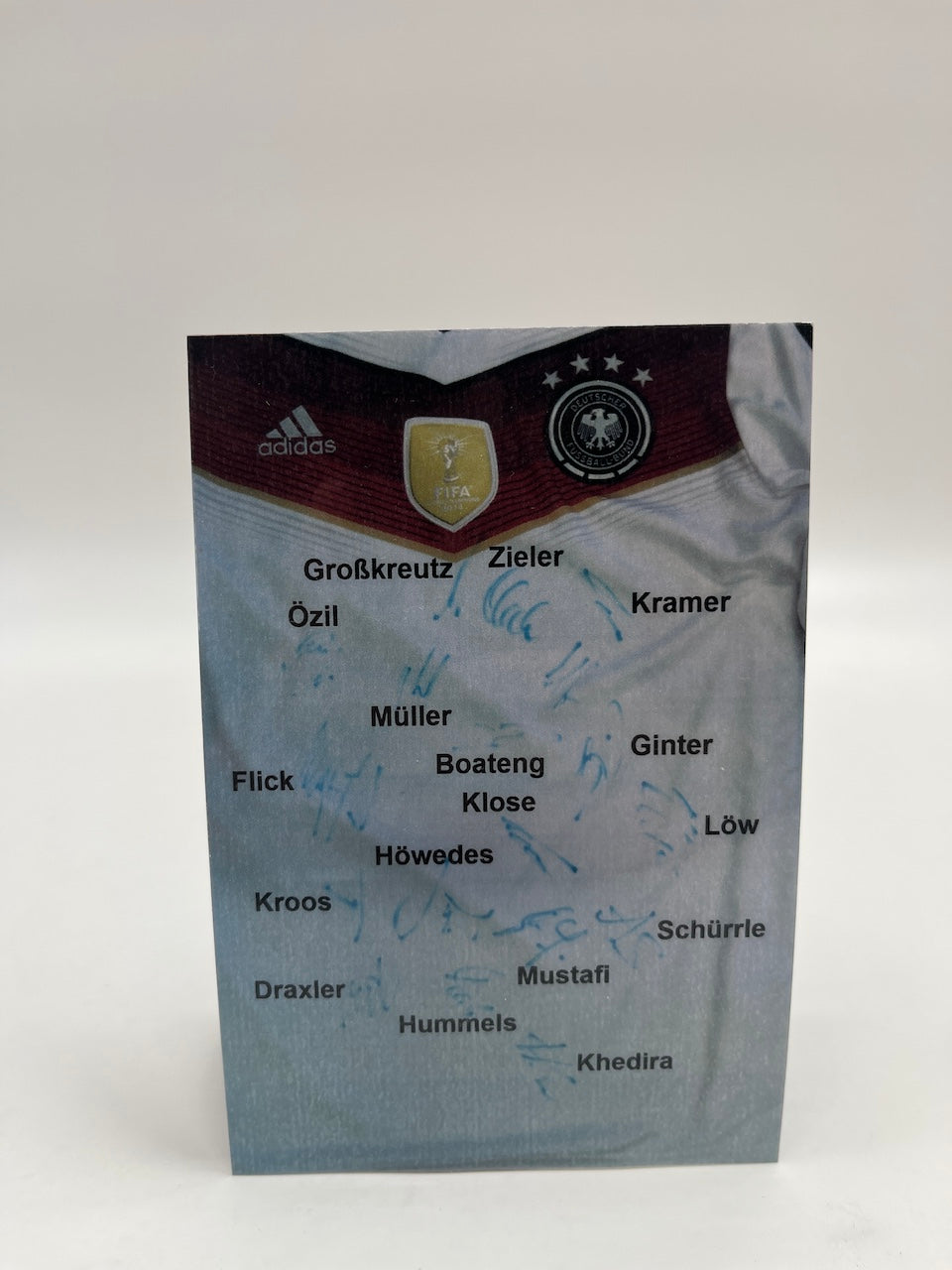 Deutschland Trikot WM 2014 Teamsigniert Autogramm DFB Weltmeister COA Adidas L