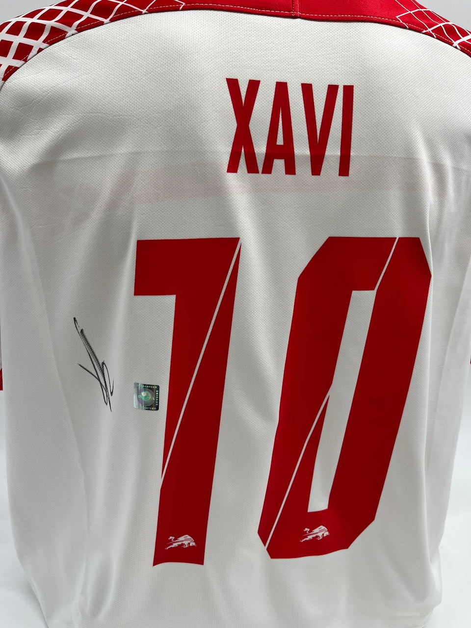 RB Leipzig Trikot Xavi Simons signiert COA Autogramm Fußball Nike Neu XL