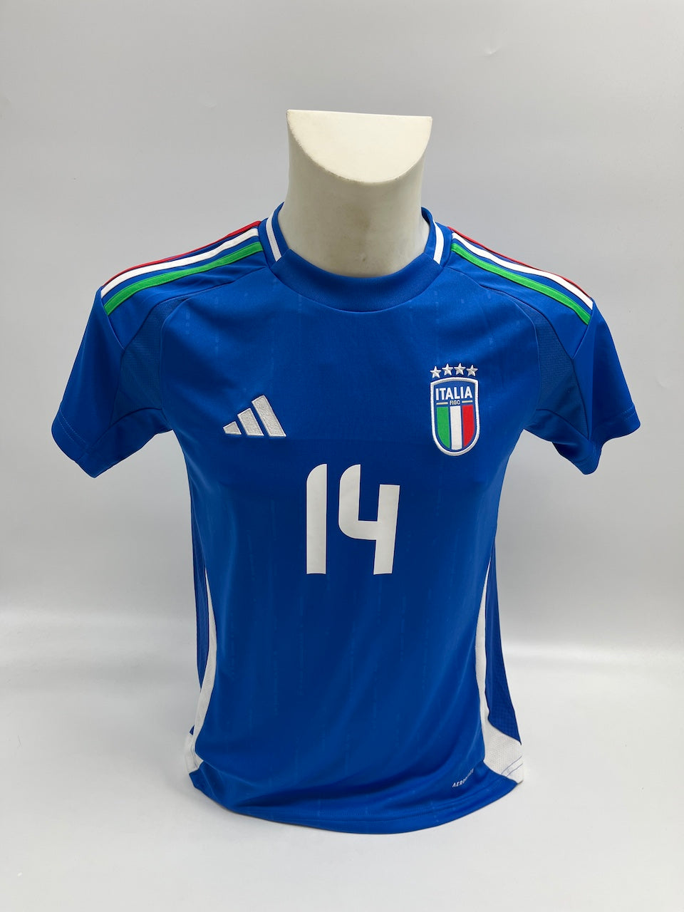 Italy jersey federico chiesa signed autograph adidas new s
