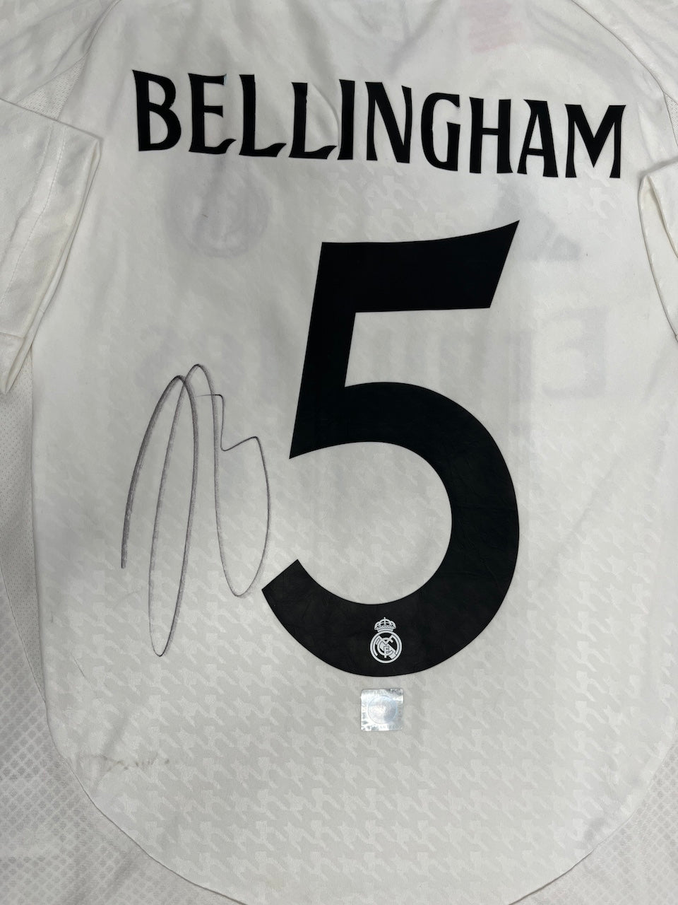 Real Madrid Trikot Jude Bellingham signiert im Rahmen COA Adidas Fußball 140