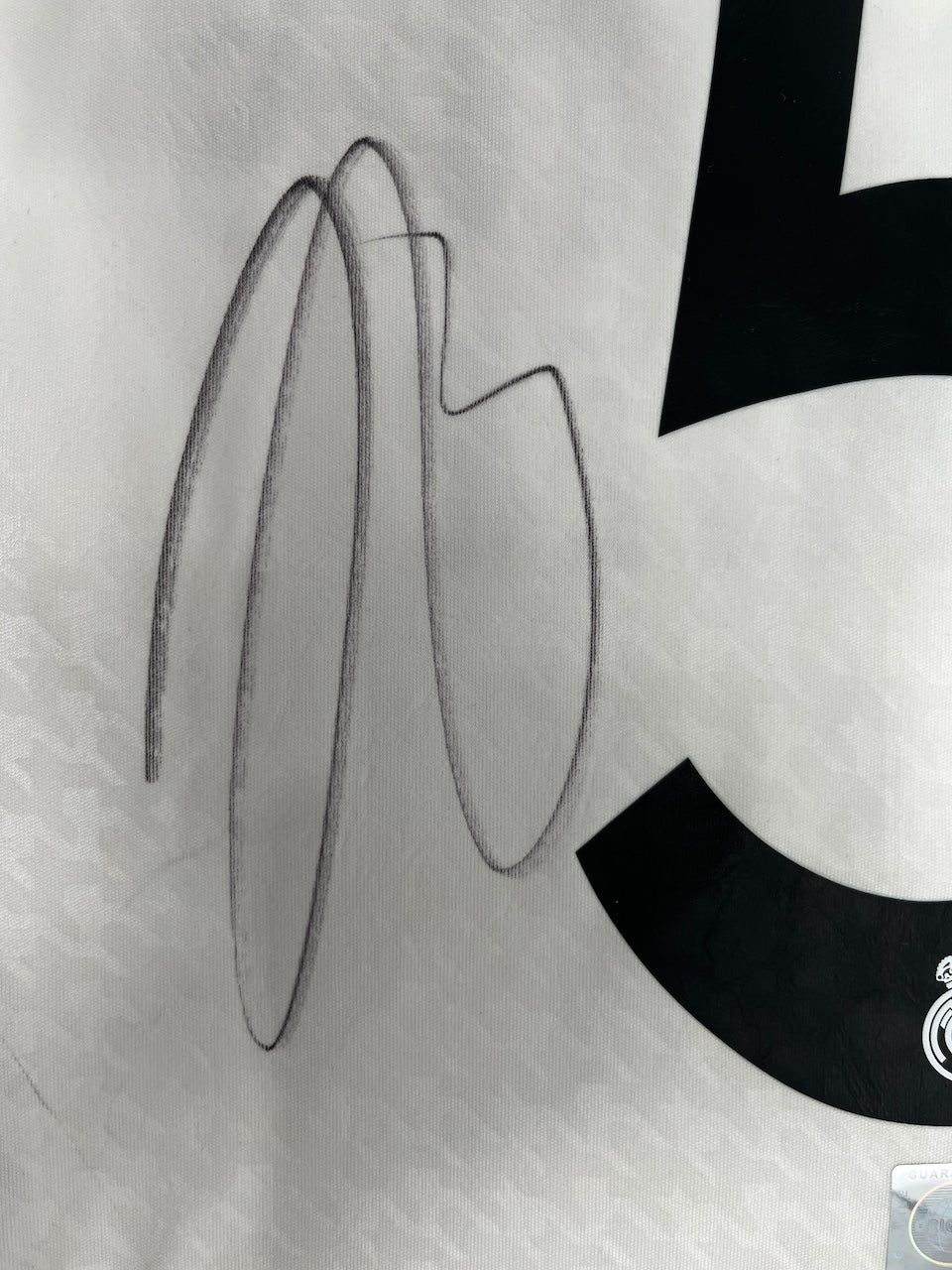 Real Madrid jersey Jude Bellingham signed in Coa Adidas Football 140 as part of CoA Adidas