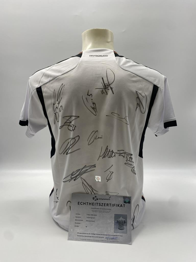 Deutschland Trikot WM 2022 Teamsigniert DFB Adidas M