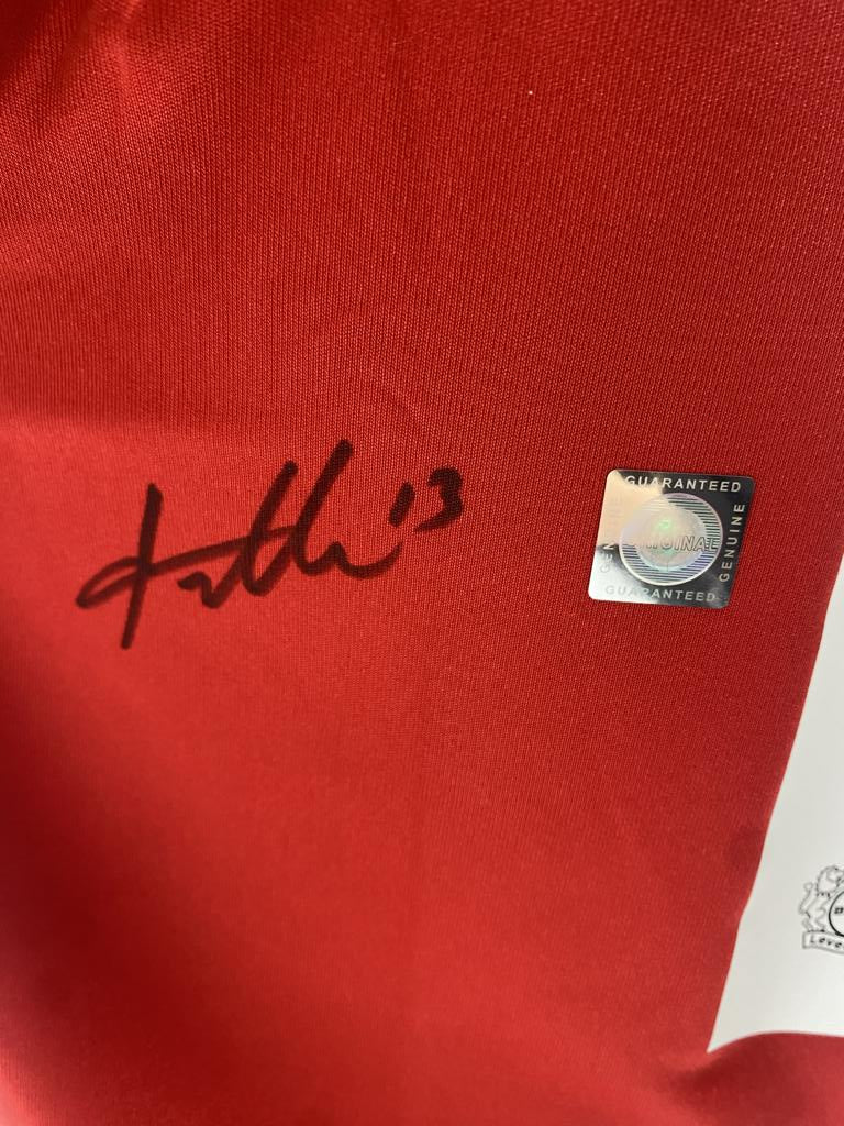 Bayer Leverkusen jersey signed by Arthur Augusto, autographed, Bundesliga COA M