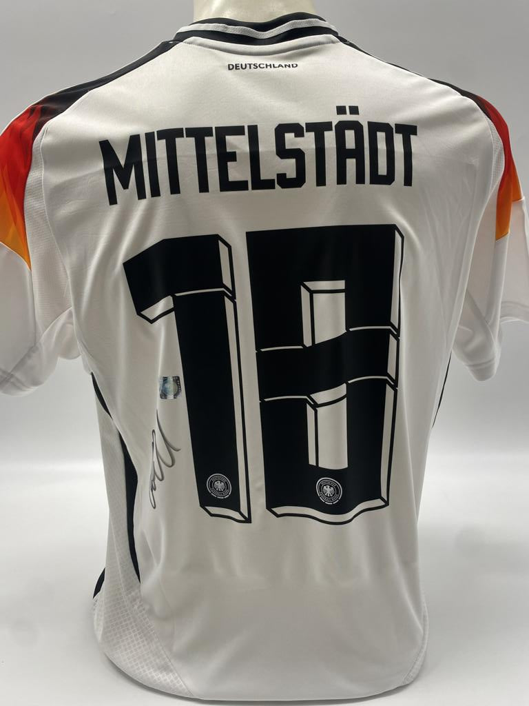 DFB jersey Maximilian Mittelstädt signed Adidas COA Germany Autograph M