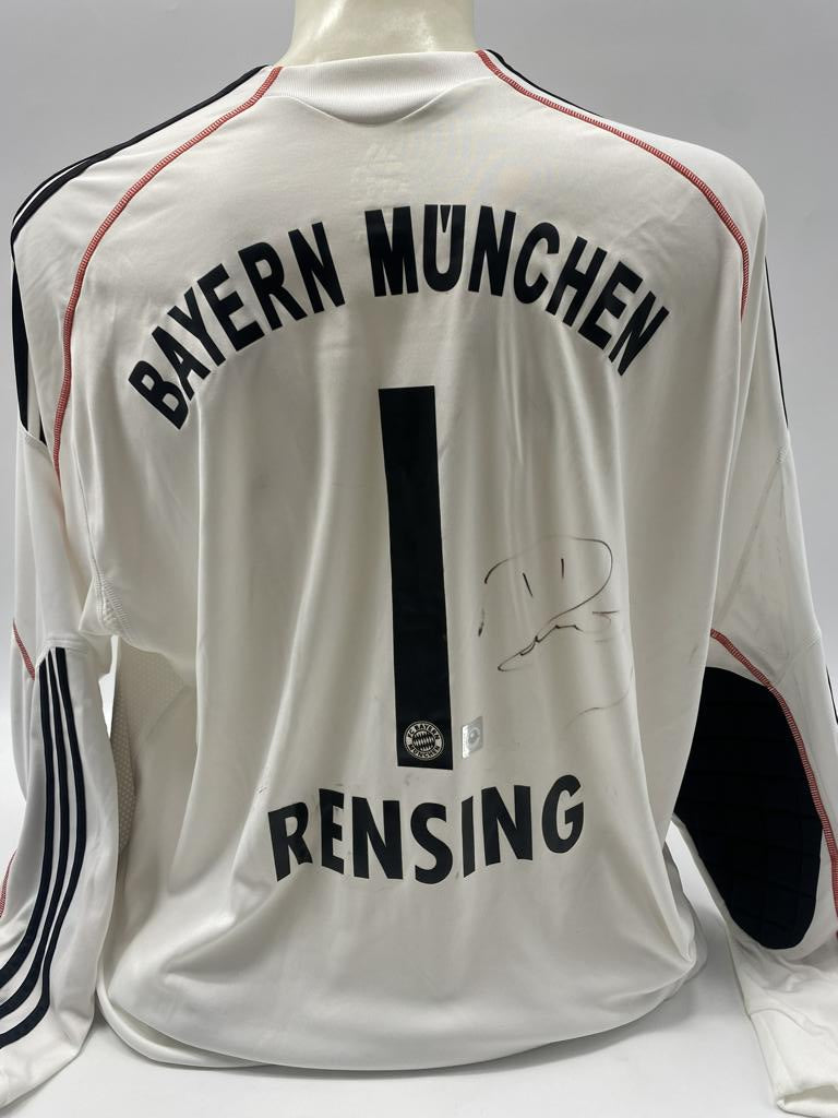 Bayern München Trikot Michael Rensing signiert Autogramme Adidas XL