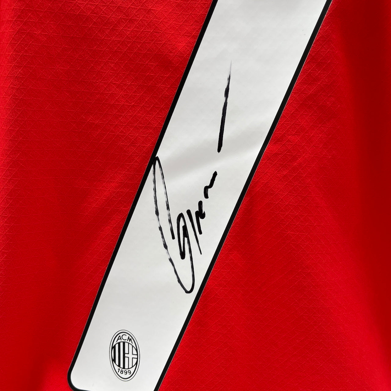 AC Mailand Authentic-Trikot Santiago Gimenez signiert Autogramm Puma COA XL