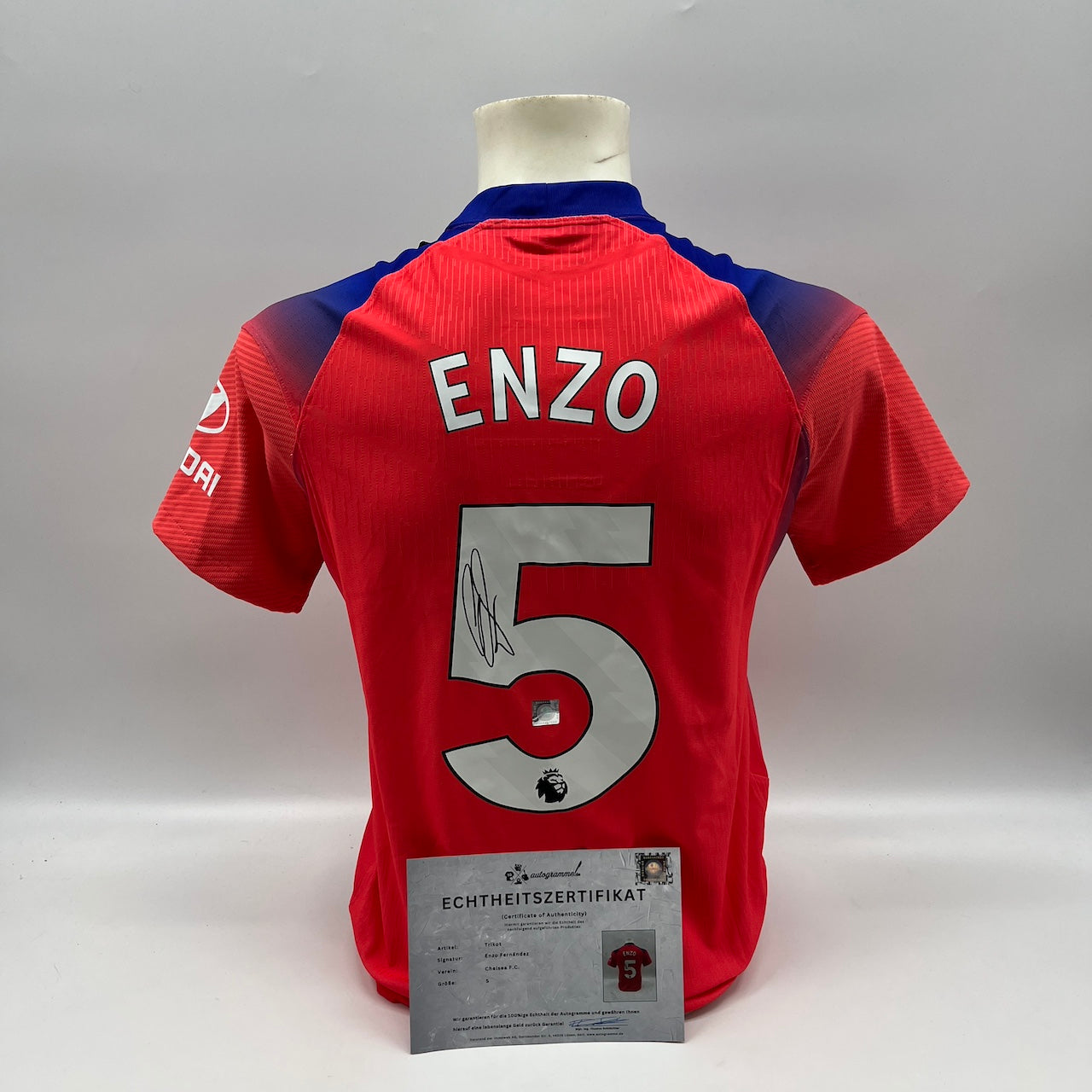 FC Chelsea Trikot Enzo Fernandez signiert Autogramm Nike S