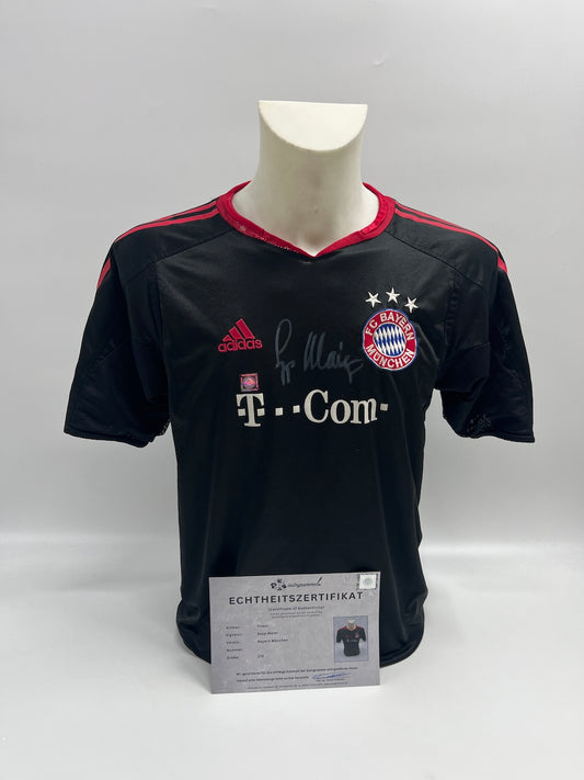 Bayern München Trikot Sepp Maier signiert FCB Autogramm COA 176