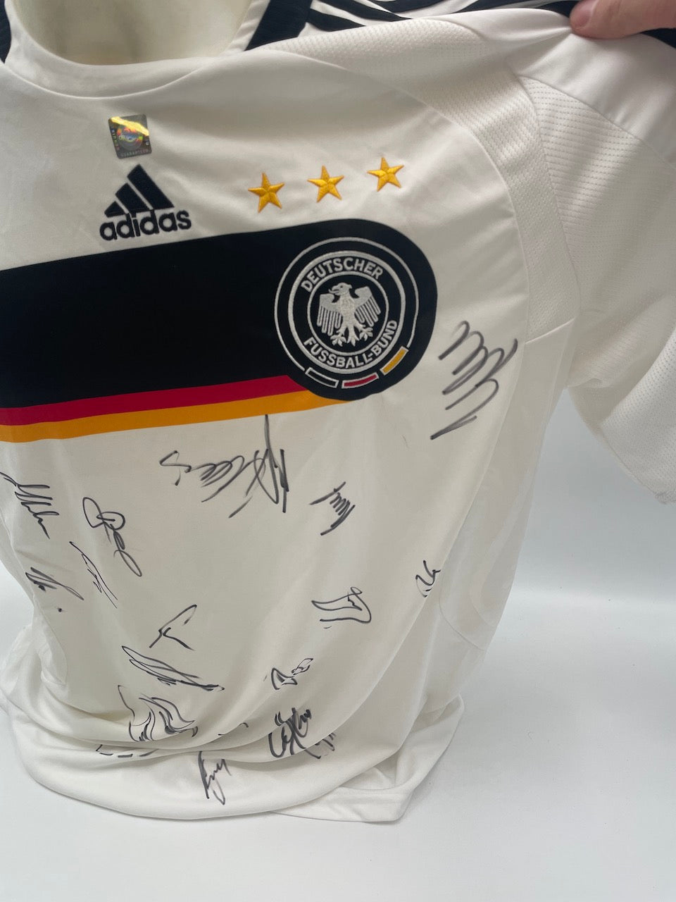 Germany jersey em 2008 team signed autograph football DFB adidas new XL