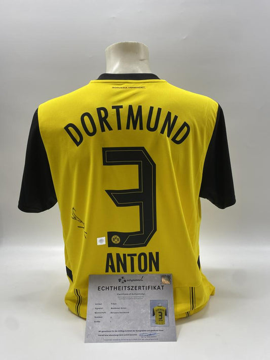 Borussia Dortmund Trikot Waldemar Anton signiert BVB neu Puma signiert L
